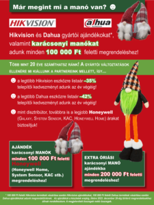 KARÁCSONYI MANÓK és gyártói ajándékok!