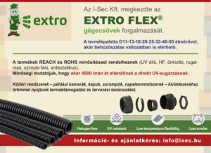 EXTRO FLEX gégecsövek az I-Sec kínálatában
